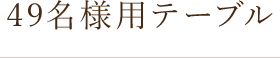 44名様用テーブル